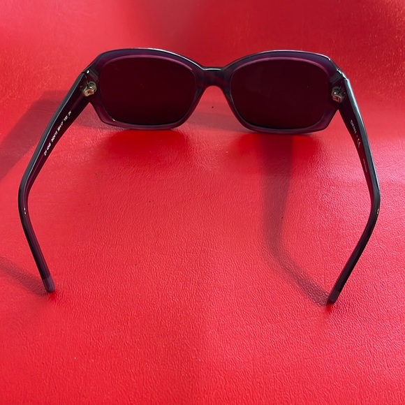 DKNY DY 4048 ACETATE SUNGLASSES 3424/13 STRIPED BROWN VIOLET 55-17-130 * main image 5
